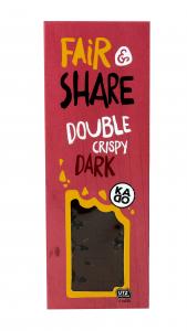 Chocolate bar, Dark, with crispy balls